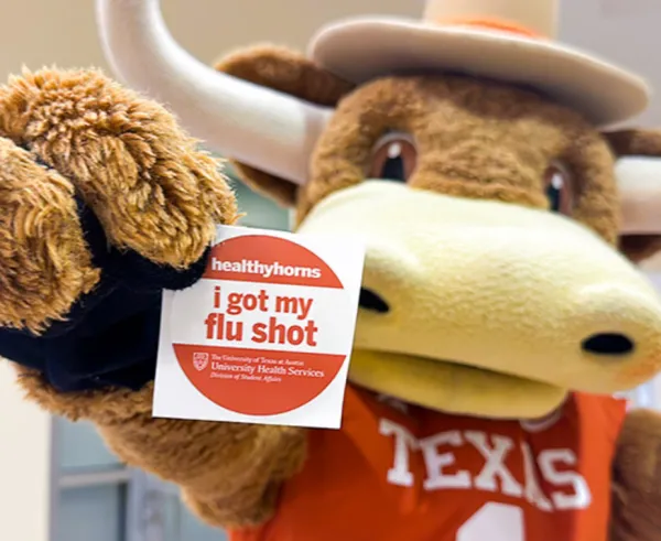 hook em saying he got his flu shot